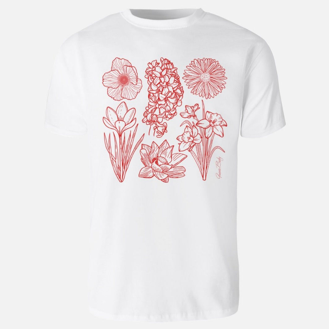 Transflormation Tee: Red on White
