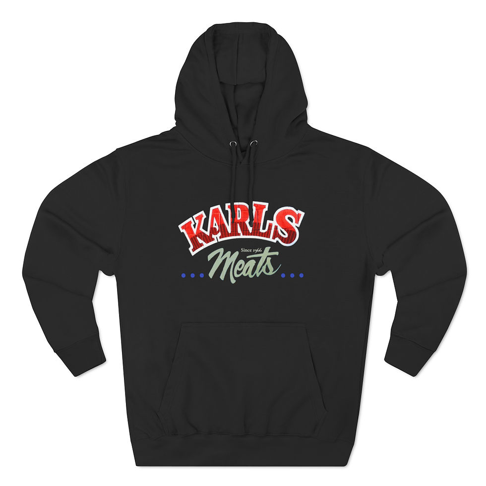 Thumbnail: Karls Meats Premium Three-Panel Fleece Hoodie