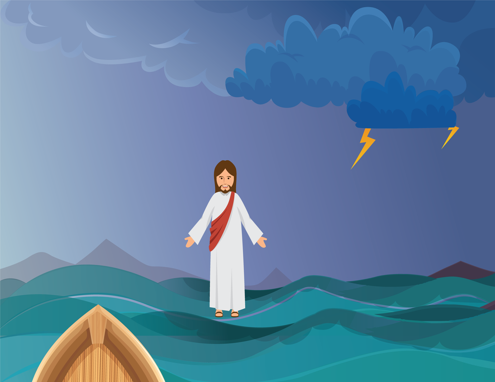 Overcome Fear Bible Study for Kids - Looking At Jesus Activity