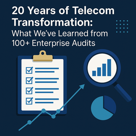 Discover what 20 years and 100+ enterprise audits have taught us about telecom waste, billing errors, and cost optimisation. CDK helps businesses gain control.
