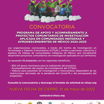 Programa de apoyo y acompañamiento a proyectos comunitarios de investigación aplicada en comunidades