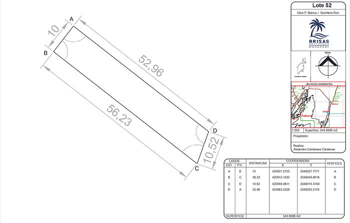 ✅ Es un terreno independiente de acceso por la carretera y es parte de uno de los 56 Lotes del Desarrollo 📢, los que tienen una playa de aguas cristalinas, frente al banco chinchorro 🦞 con una barrera de arrecife 🪸 muy cercana, lo que hace que en esta zona el mar sea como una gran alberca de aguas bajitas 🐚 y se pueda ingresar tranquilamente sin olas que interrumpan disfrutar de la tranquilidad del mar del caribe mexicano.

🌴 Terreno 10 x 55 mts  (ver plano en imagen)
🏖️ Front Beach con 10 mts de frente de playa

⚖️ Certeza Legal: ESCRITURADO

✅ Uso Suelo: Zonas Turístico Hotelero Densidad Alta comercial
✅ Densidad:  90 cuartos por hectárea
✅ Coeficiente de ocupación del suelo (COS): 70% de constructibilidad del terreno
✅ Coeficiente de utilización del suelo (CUS): 5.20 veces la cantidad de mts sobre el predio
✅ Altura Máxima:  6 niveles / 18 metros

💡 Uso de Paneles solares 🌞
🚰 Extracción de agua por Pozo
♻️ residuos por medio de Biodigestores

📍 Se accede por la carretera Mahahual a Xcalak en el km 28 aproximadamente, en la entrada hacia la  🏖️Playa Xahuayxol y a Punta Herradura.
Camino pavimentado, solo el acceso de la playa es terracería compactada por 4 km.
