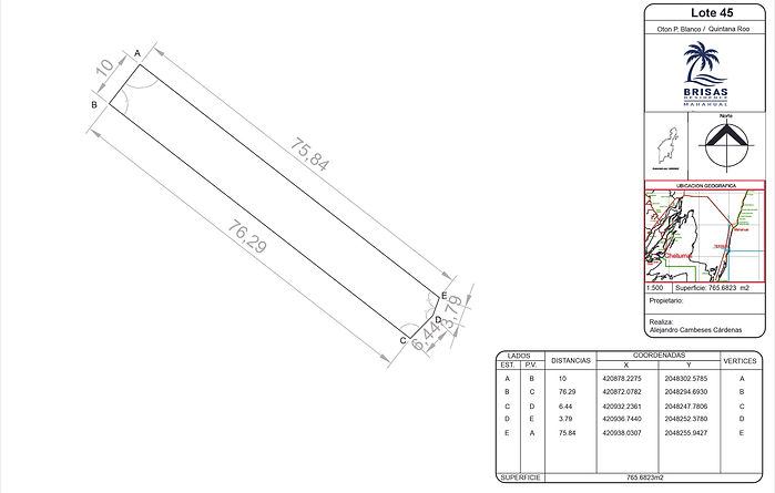 ✅ Es un terreno independiente de acceso por la carretera y es parte de uno de los 56 Lotes del Desarrollo 📢, los que tienen una playa de aguas cristalinas, frente al banco chinchorro 🦞 con una barrera de arrecife 🪸 muy cercana, lo que hace que en esta zona el mar sea como una gran alberca de aguas bajitas 🐚 y se pueda ingresar tranquilamente sin olas que interrumpan disfrutar de la tranquilidad del mar del caribe mexicano.

🌴 Terreno 10 x 77 mts  (ver plano en imagen)
🏖️ Front Beach con 10 mts de frente de playa

⚖️ Certeza Legal: ESCRITURADO

✅ Uso Suelo: Zonas Turístico Hotelero Densidad Alta comercial
✅ Densidad:  90 cuartos por hectárea
✅ Coeficiente de ocupación del suelo (COS): 70% de constructibilidad del terreno
✅ Coeficiente de utilización del suelo (CUS): 5.20 veces la cantidad de mts sobre el predio
✅ Altura Máxima:  6 niveles / 18 metros

💡 Uso de Paneles solares 🌞
🚰 Extracción de agua por Pozo
♻️ residuos por medio de Biodigestores

📍 Se accede por la carretera Mahahual a Xcalak en el km 28 aproximadamente, en la entrada hacia la  🏖️Playa Xahuayxol y a Punta Herradura.
Camino pavimentado, solo el acceso de la playa es terracería compactada por 4 km.