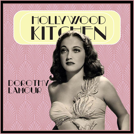Dorothy Lamour's Strawberry Ice Cream & Cocktail