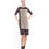 Thumbnail: Contrast Fabric Shift Dress Camel