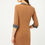 Thumbnail: Straight Winter Dress With Contrast Peter Pan Collar
