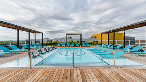 Stainless Deck-level pools