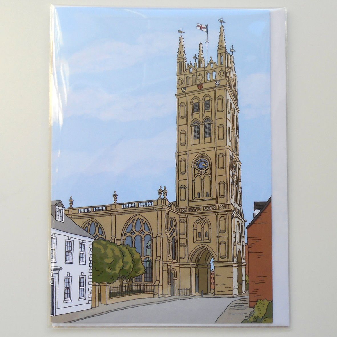 St Mary's, Warwick, from Northgate Street card