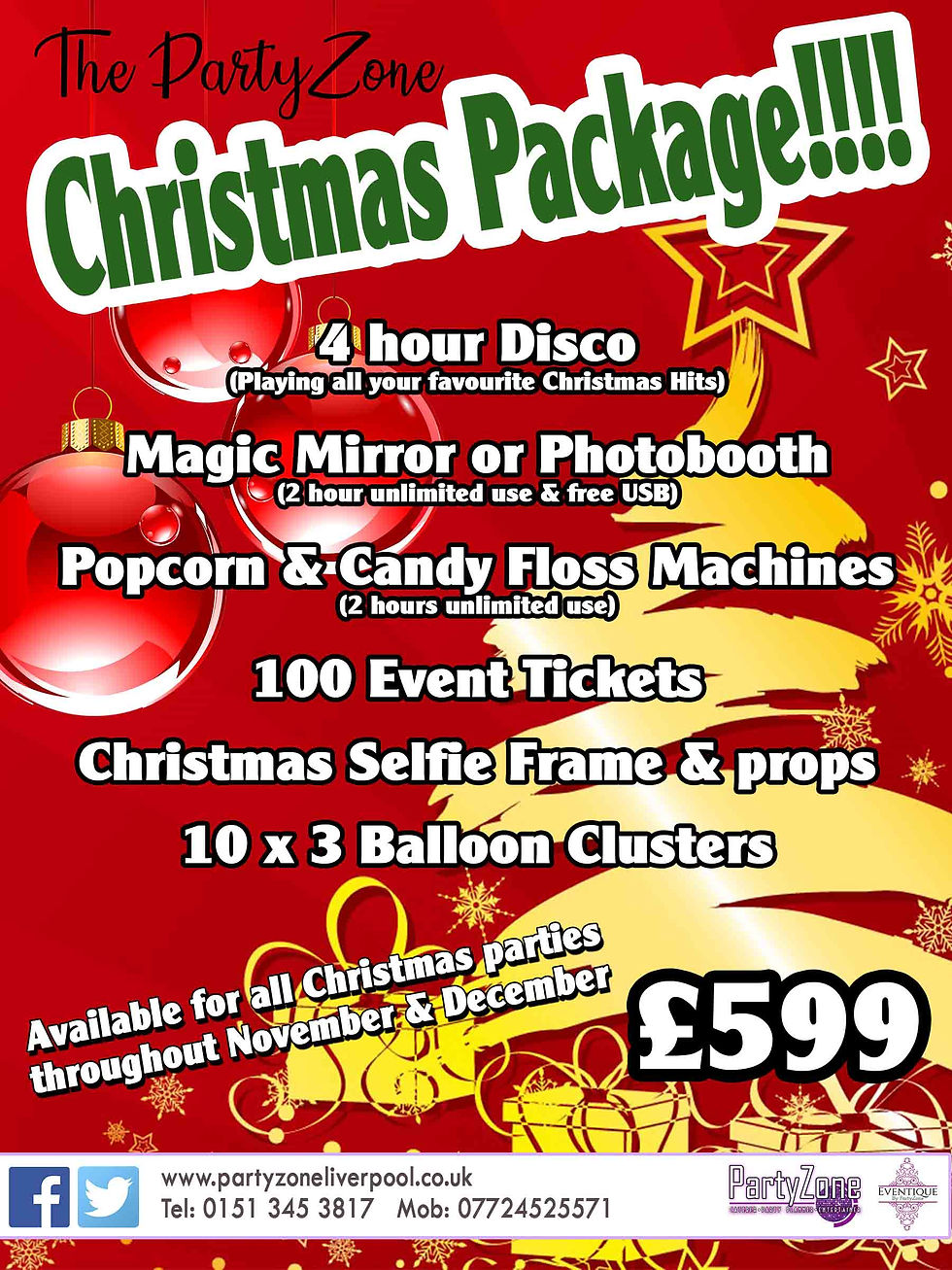 Christmas Party Packages Liverpool PartyZone Liverpool