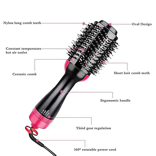 الصورة المصغرة: One Step Hair Dryer Hot Air Brush Styler