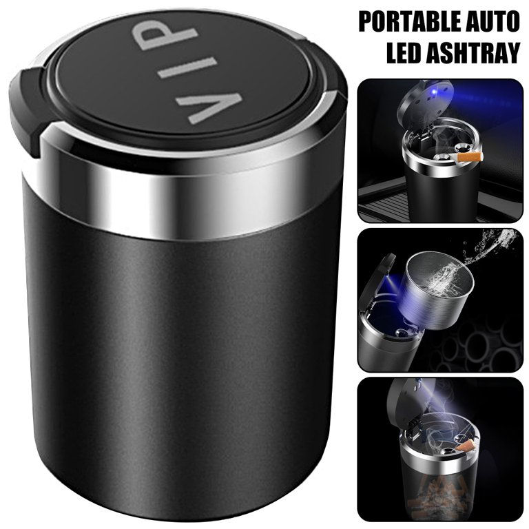 Thumbnail: Car Ashtray with LED Light And Marcedes Logo
