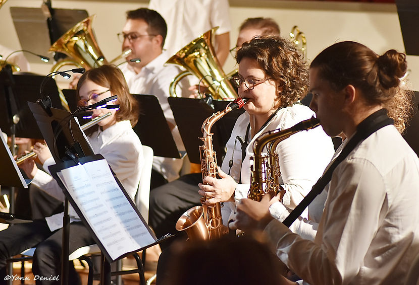 les bois et les cuivres de l'orchestre