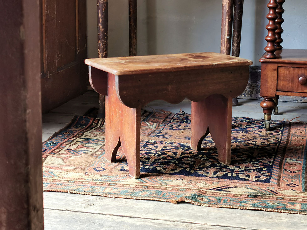 Thumbnail: Mahogany Boarded Stool