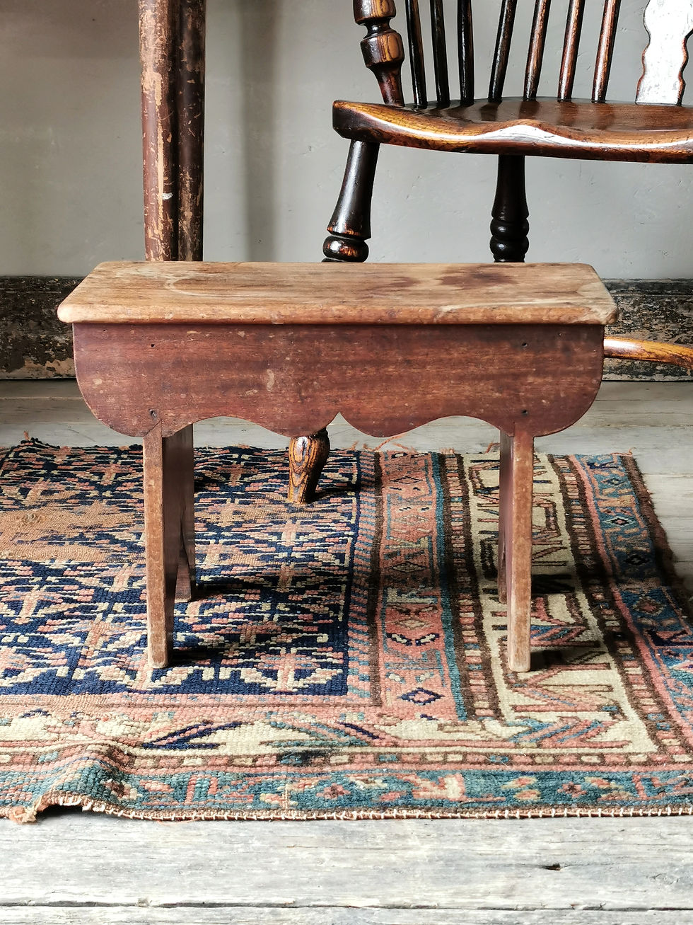 Thumbnail: Mahogany Boarded Stool