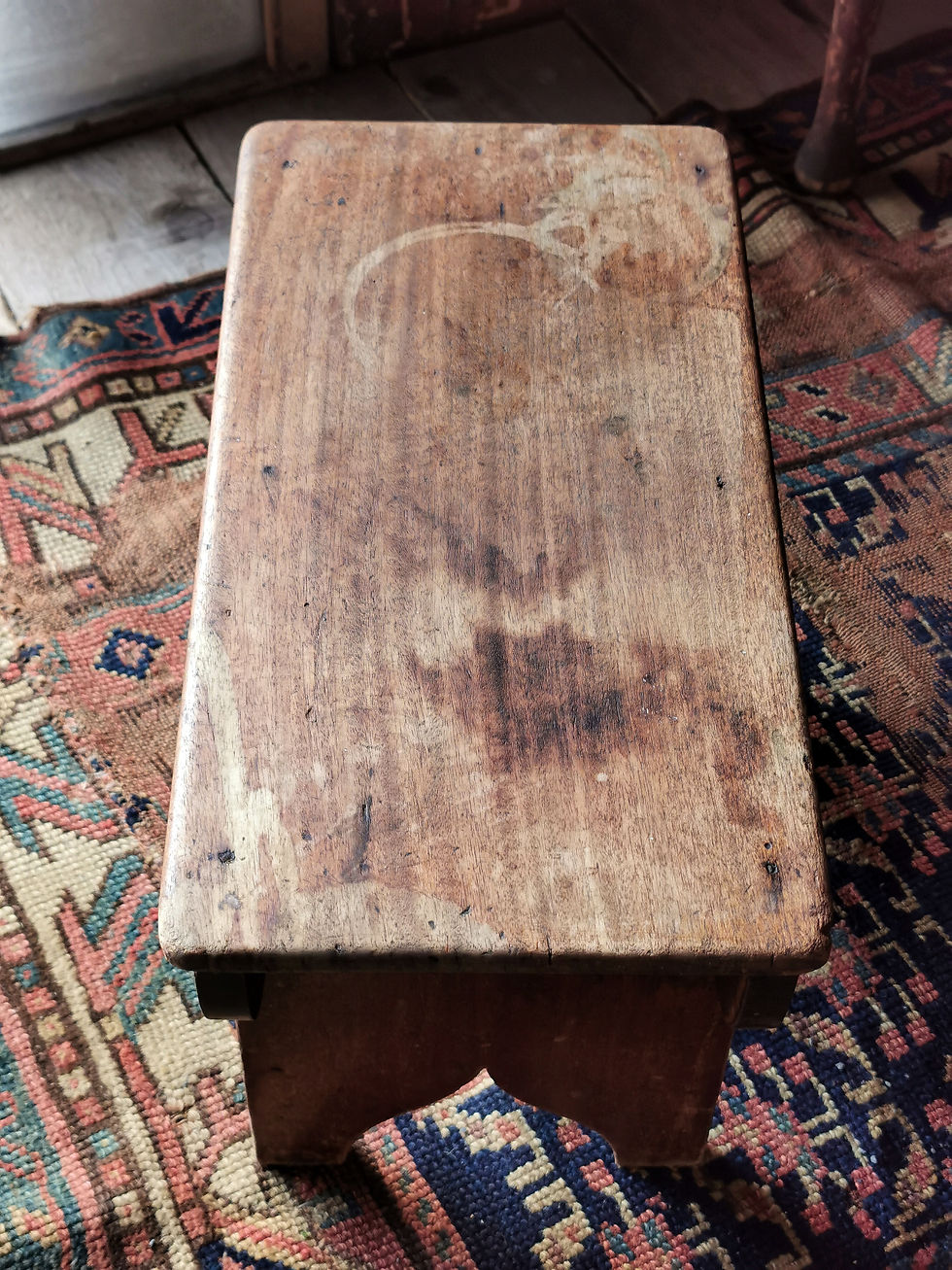 Thumbnail: Mahogany Boarded Stool