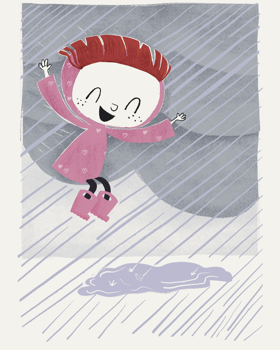 Elia and the puddle. Story and all illustrations made by Rudy Paras