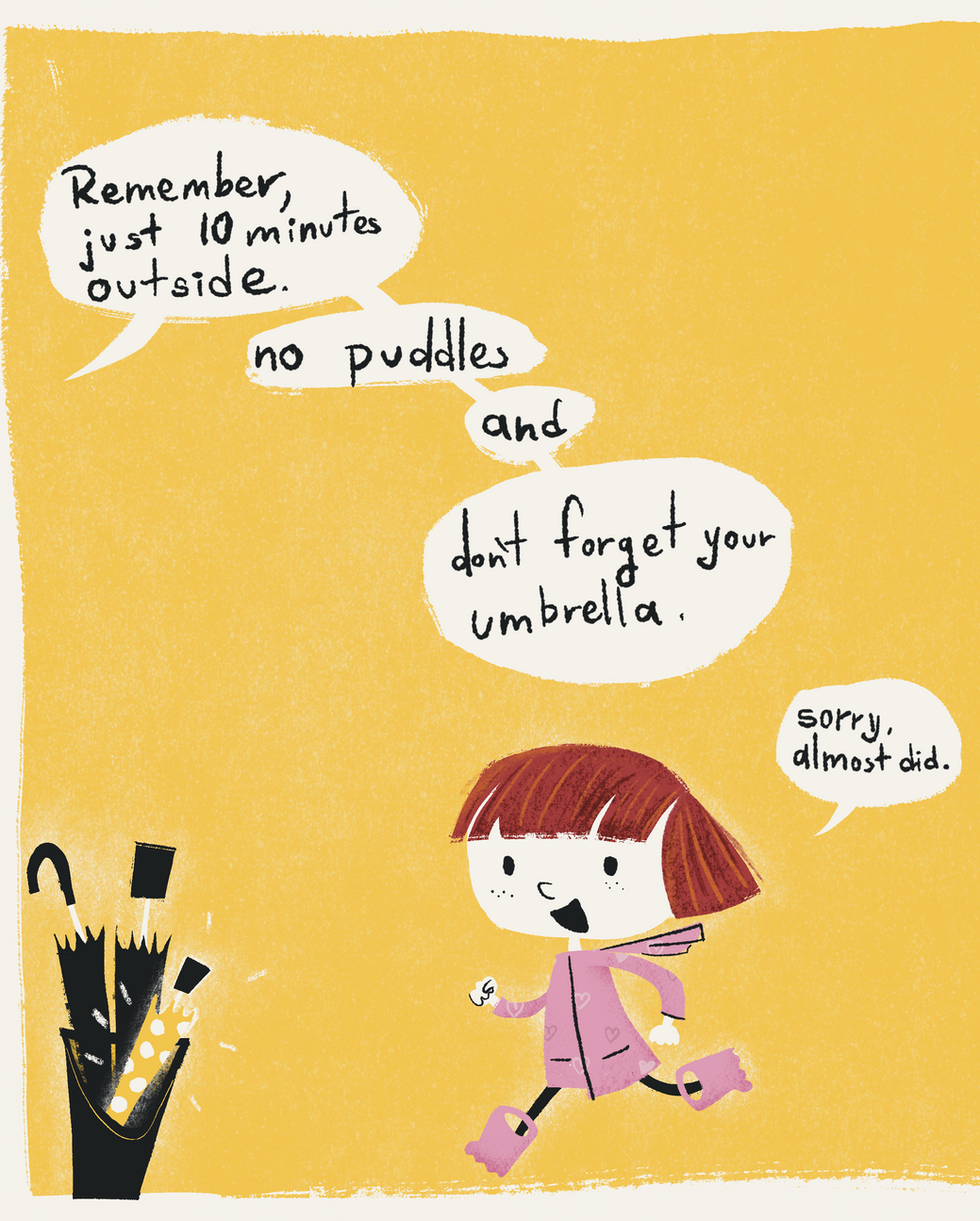 Elia and the puddle. Story and all illustrations made by Rudy Paras