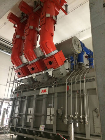 ABB-Transformator im Pumpspeicherkraftwerk