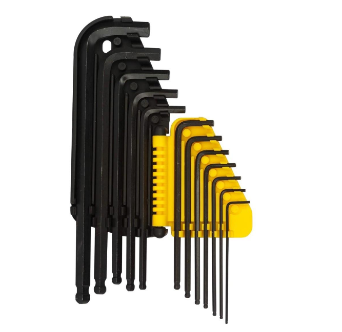 Short-Arm Hex Keys (Standard Hex Head)