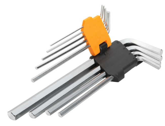 Long-Arm Hex Keys (Extended Reach)