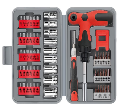 Metric Sockets and Screw Driver Bit Set