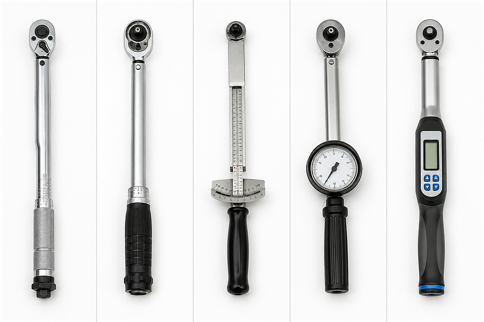 different types of torque wrenches