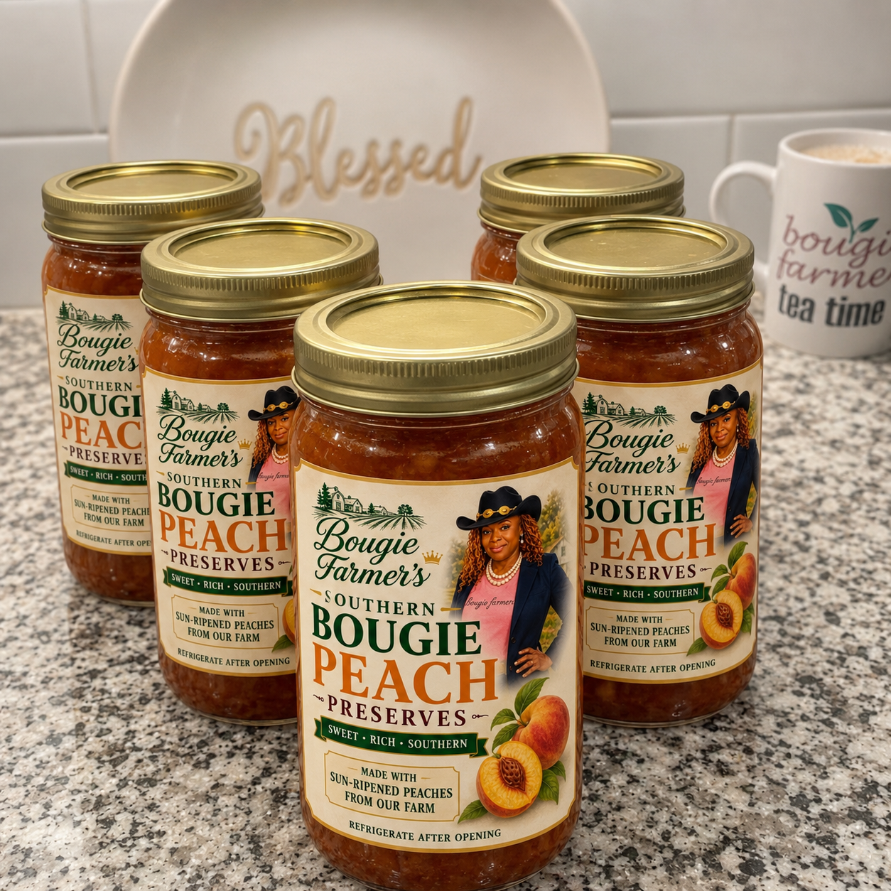 Bougie Southern Peach Preserves