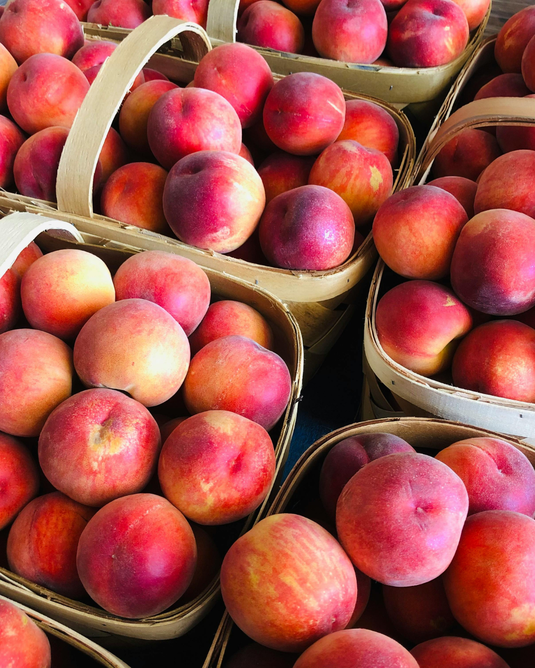 Southern Peaches Farm Basket