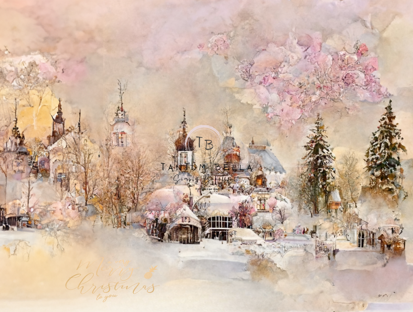 TB-0590 (Rosy Christmas Village)