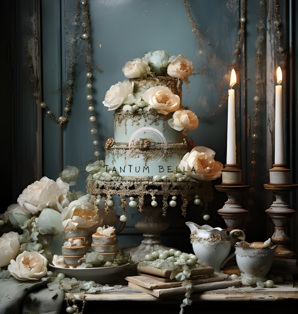 TB-0890 (Roses and Romance Cake)