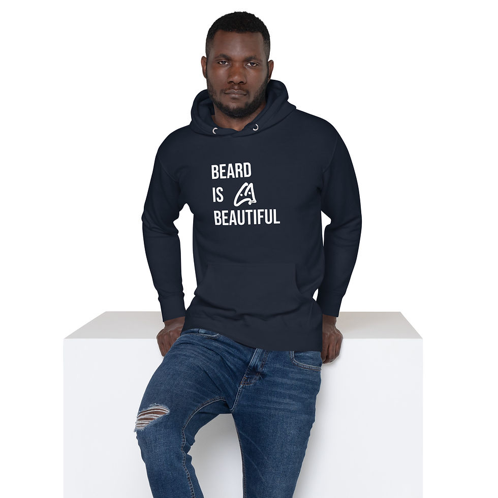 Thumbnail: Beard is Beautiful Unisex Hoodie