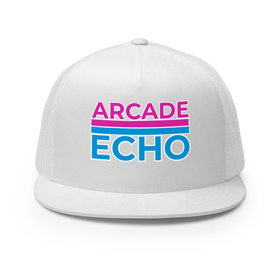Thumbnail: Arcade Echo Retro Bars Trucker Cap