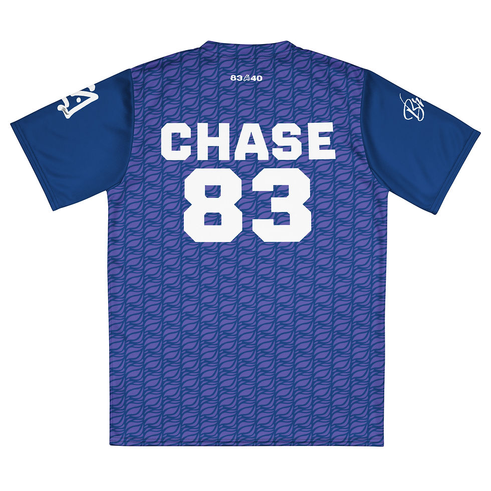 Thumbnail: Capital DJ Chase Soccer Jersey | Purple/Blue Unisex