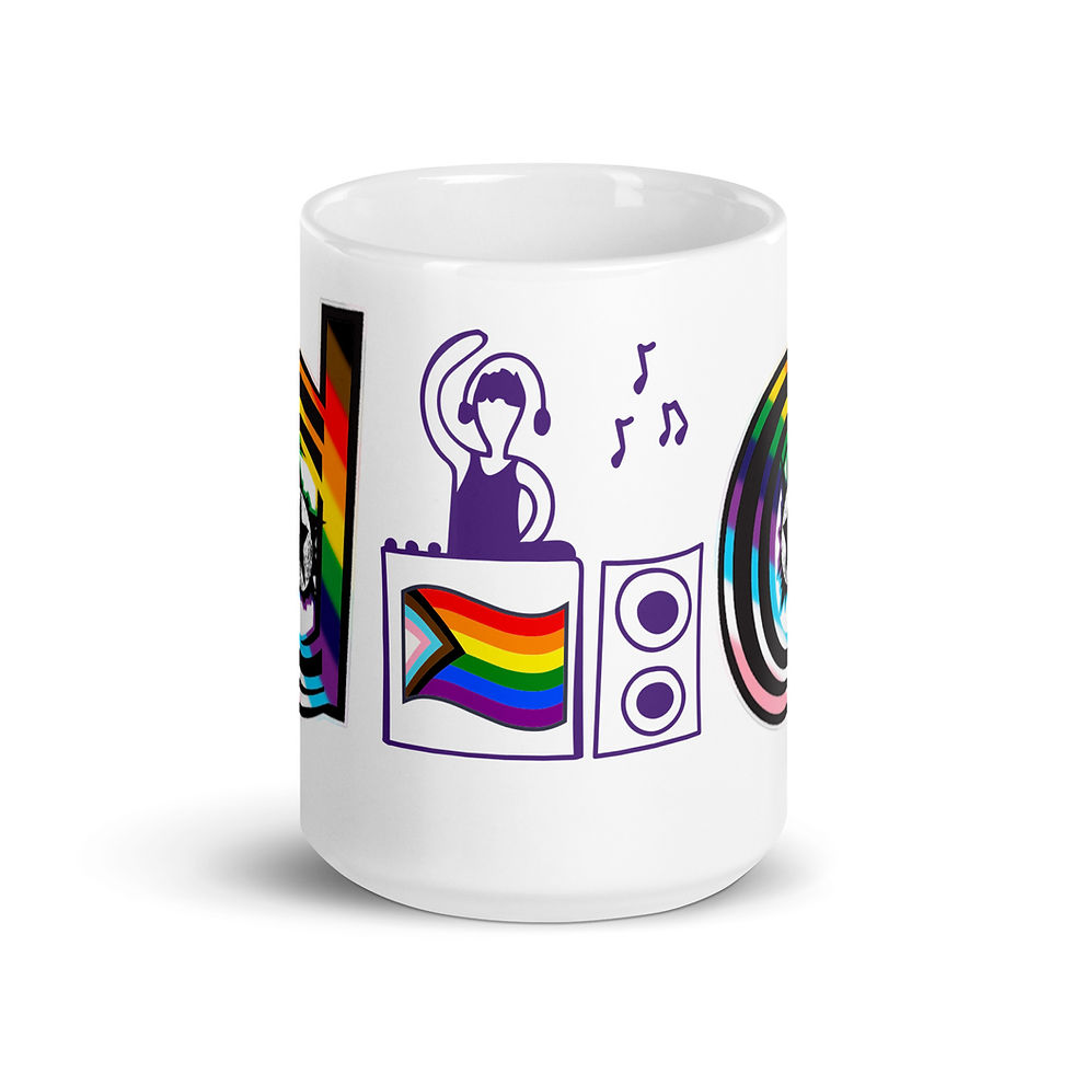 Thumbnail: Capital DJ Chase Pride Mugs White glossy mug