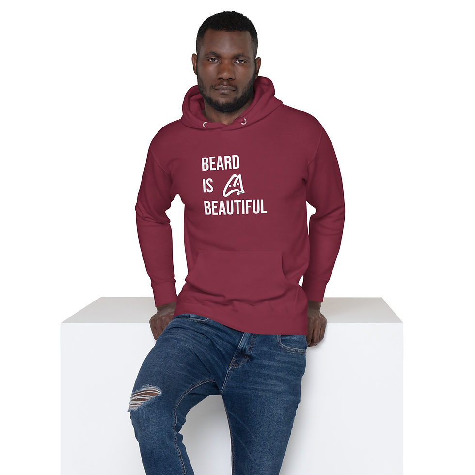 Thumbnail: Beard is Beautiful Unisex Hoodie