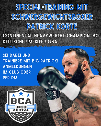 Special-Training mit Patrick Korte