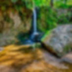 Waterfall at Clark Creek Natural Area.