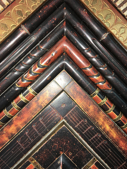 handmade frame carved gilded gilding