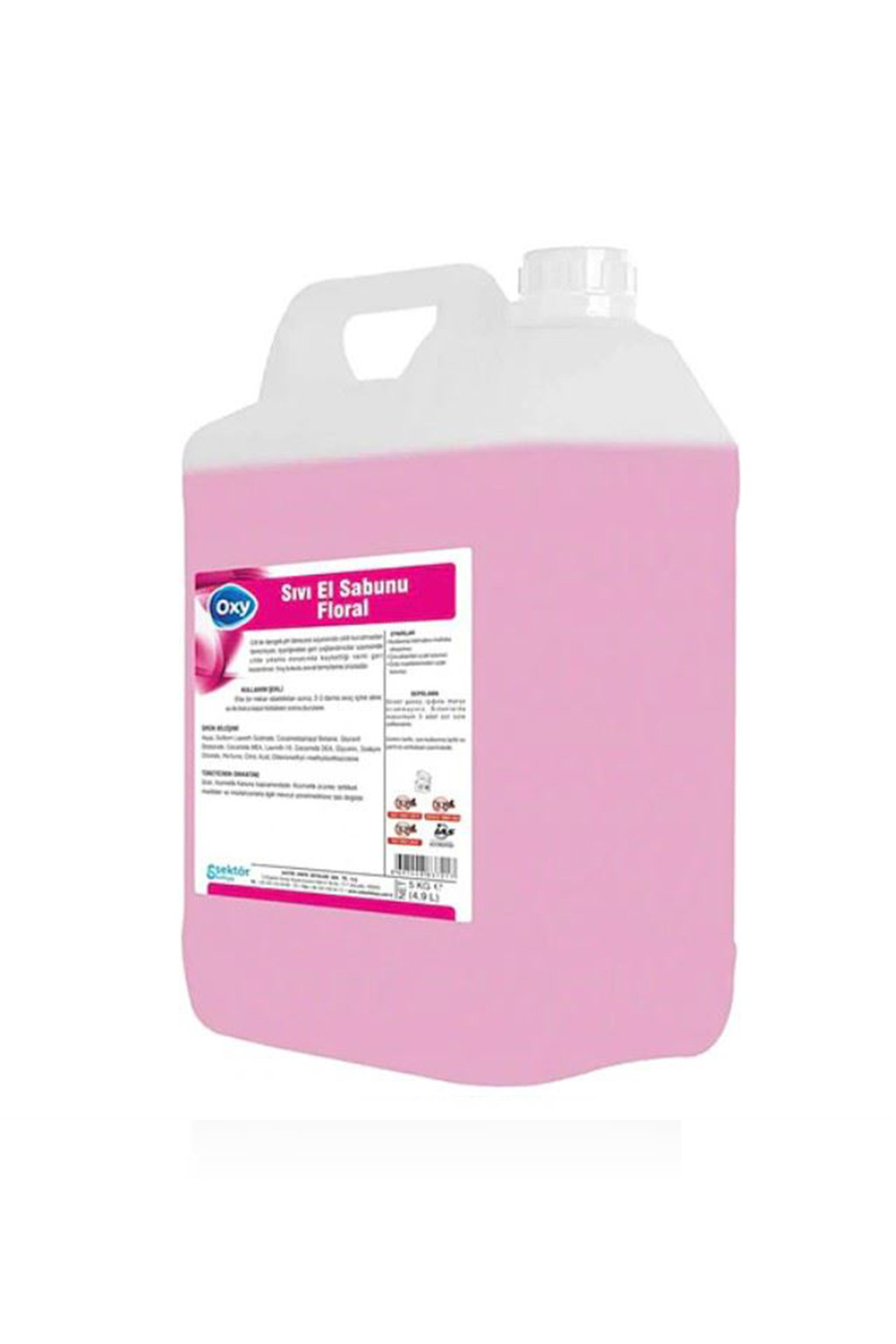 Oxy Sıvı El Sabunu Pembe/Floral 5 Kg