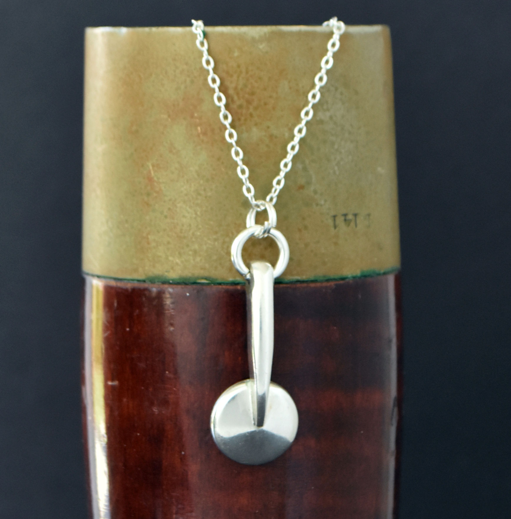 Lucky Bassoon Key Pendant - Simple & Striking