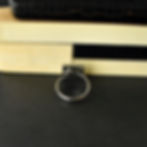 Black Piano Key Ring Back View