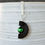 Thumbnail: Oboe Crescent Necklace with Green Pearl