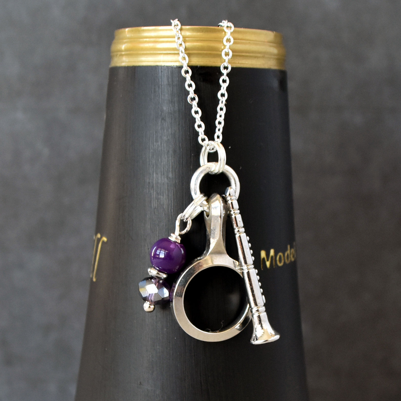 Clarinet Trio Necklace