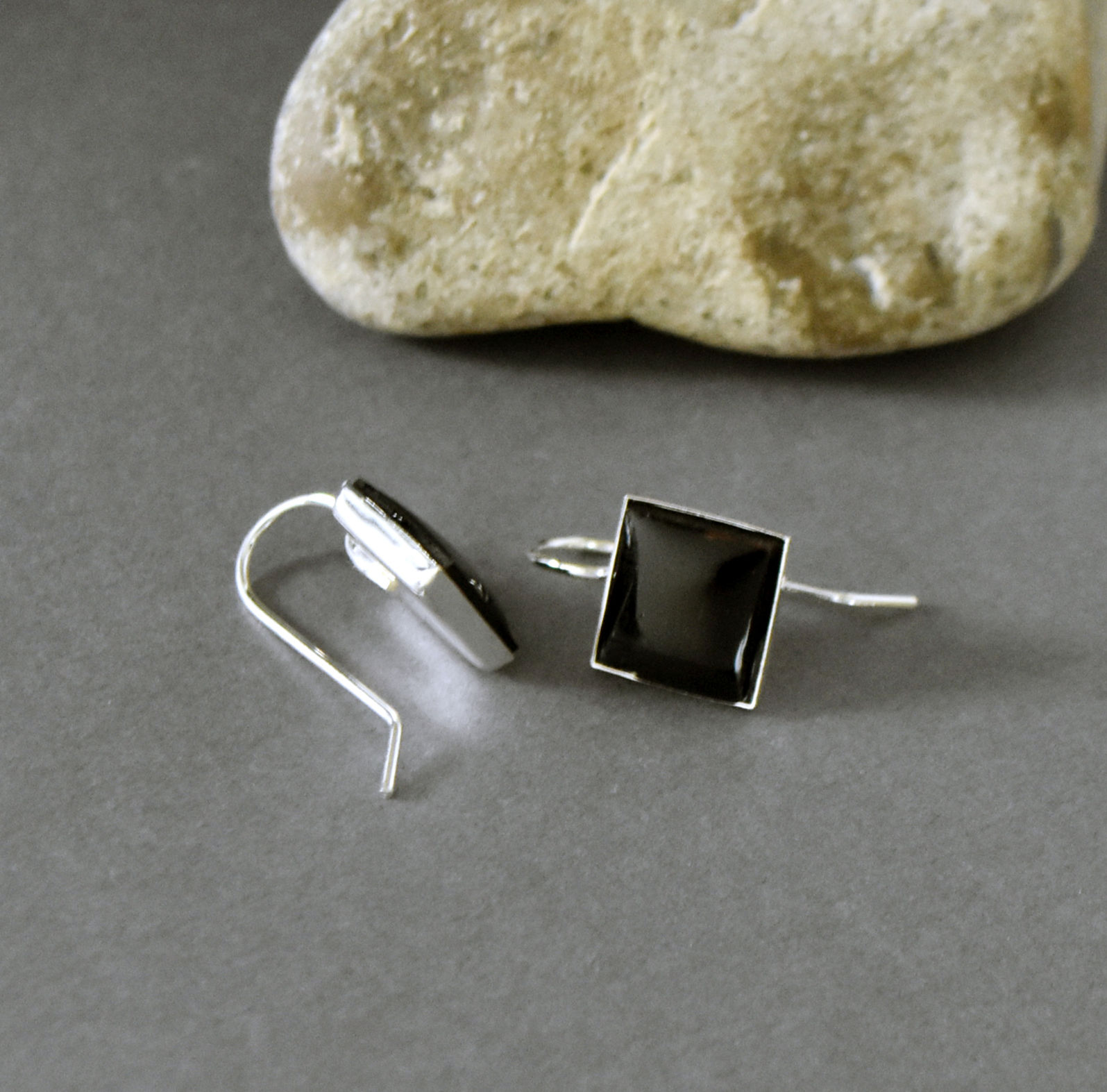 Upright Bass Fingerboard Drop Earrings