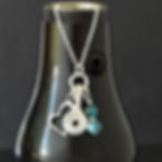 Thumbnail: Oboe Key Charm Necklace