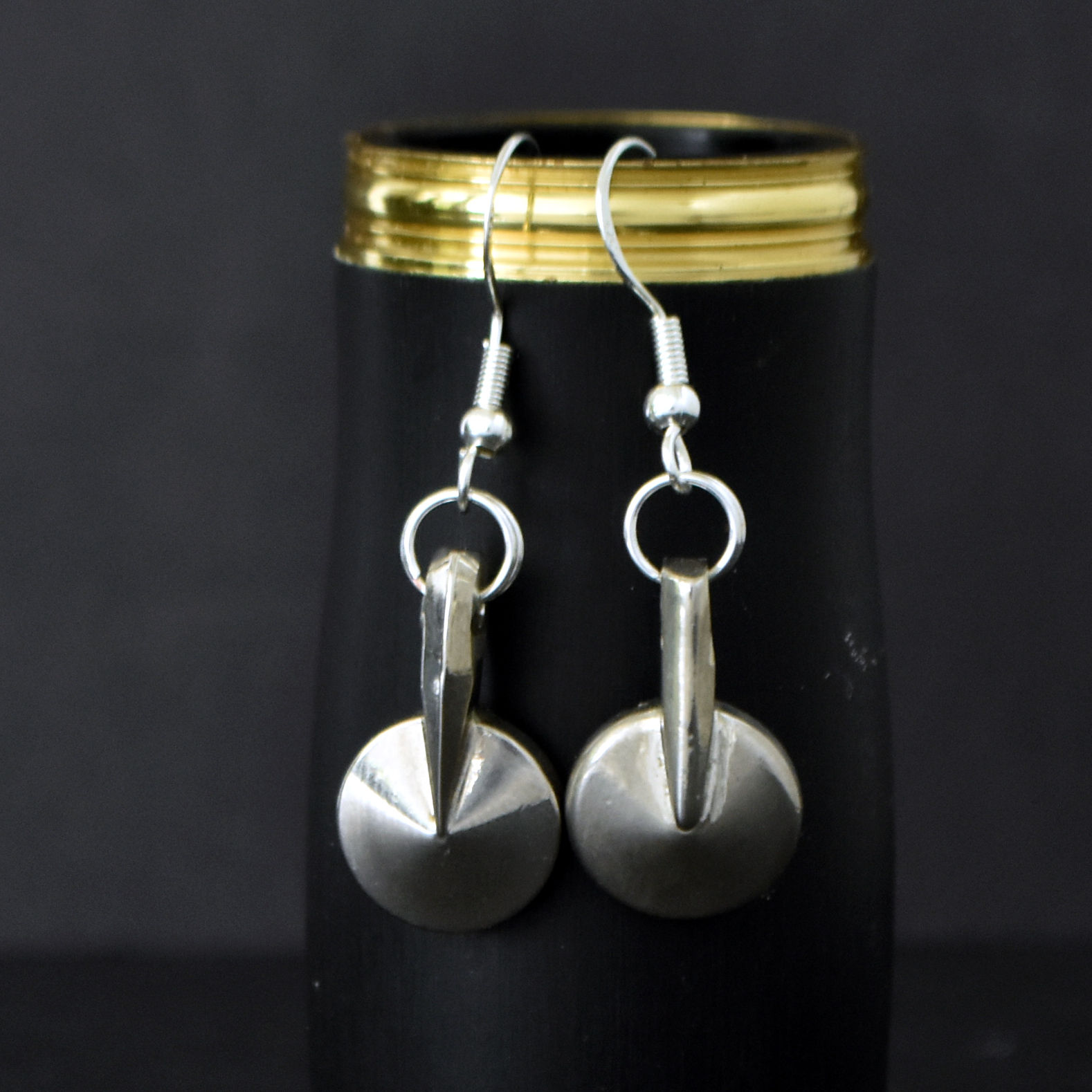Petite Clarinet Key Earrings
