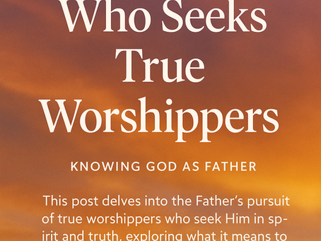 The Father’s Work Through Ordinary Means