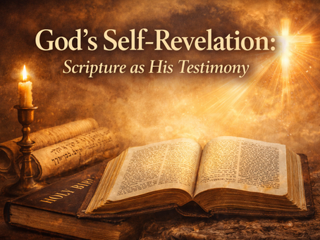 God’s Self-Revelation: Scripture as His Testimony