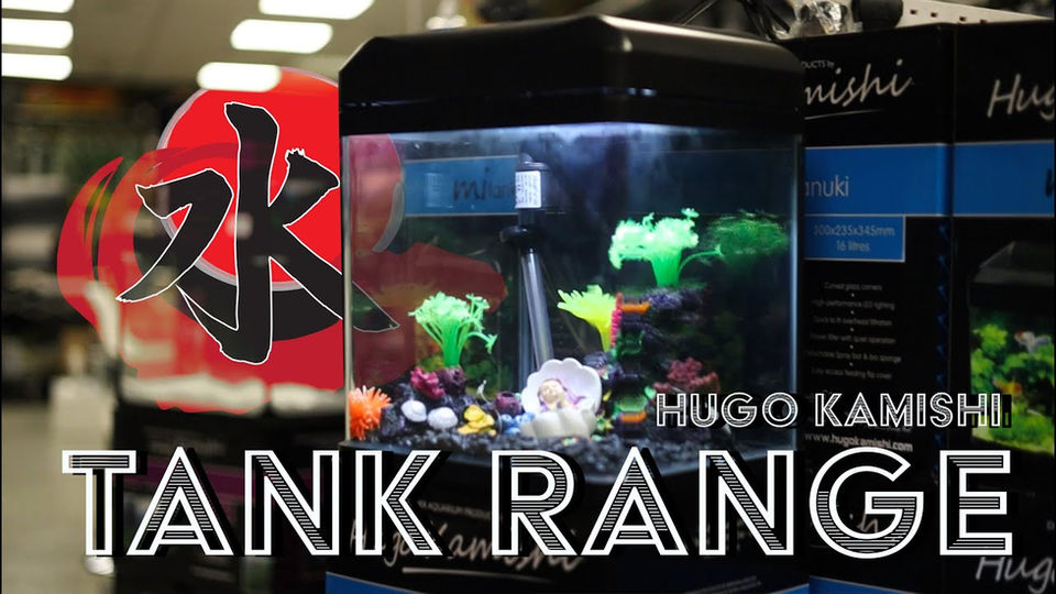 Hugo Kamishi Aquarium Range on the ALF YouTube Channel