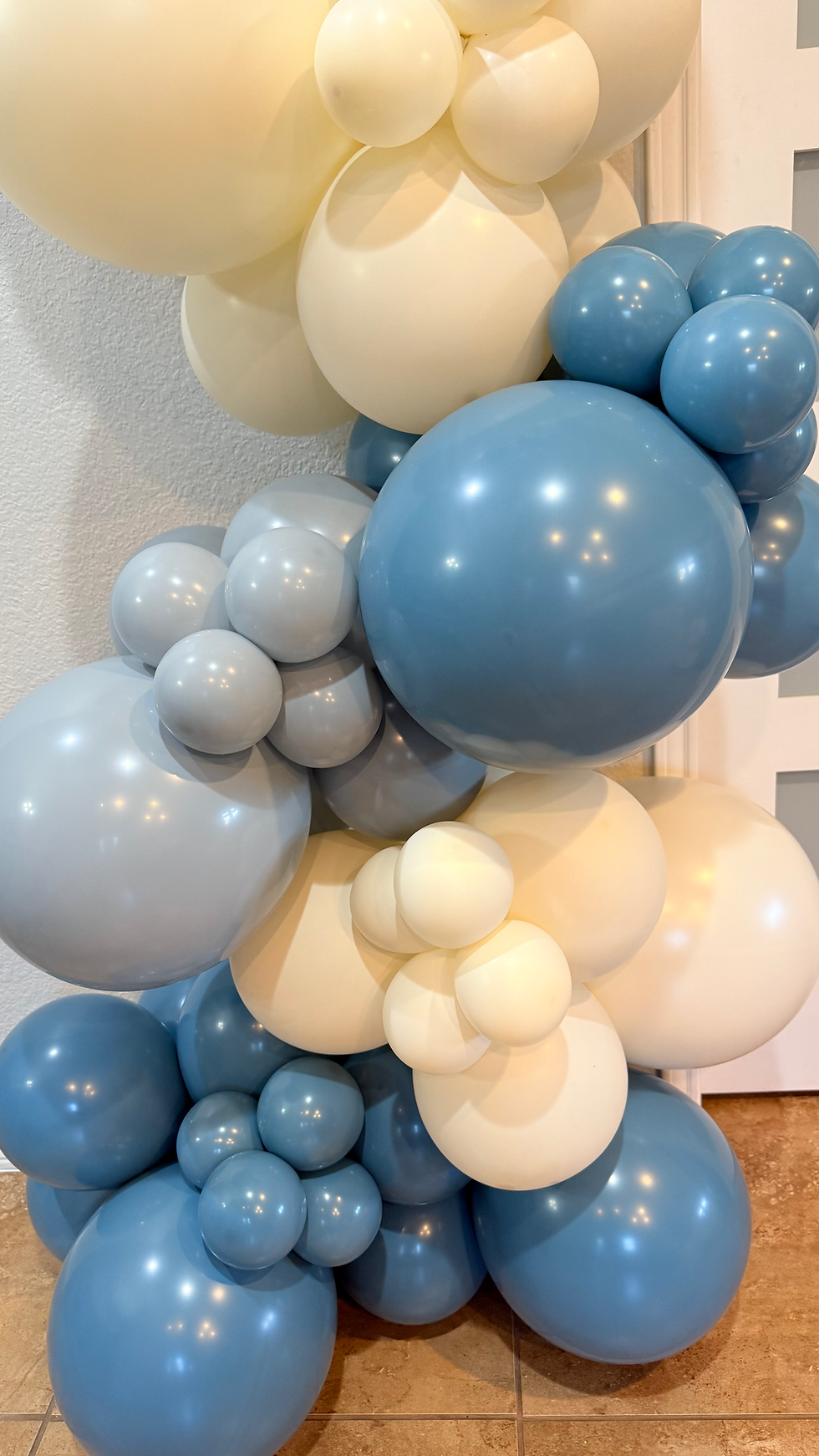 Thumbnail:  DIY BALLOON ARCH KIT, one little rabbit, I am one, blue and white 